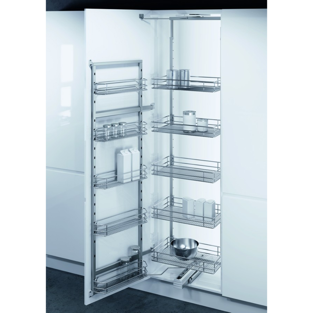 Система TAL GATE PRO SAPHIR, распашной фасад 600 мм, высота 1200-1450 мм, хром