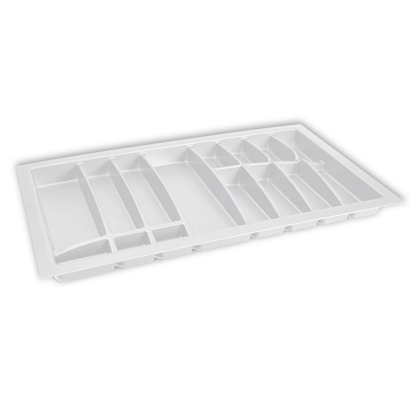 Лоток LINE для столовых приборов, ширина фасада 900 мм, 805x462х56 мм, белый 